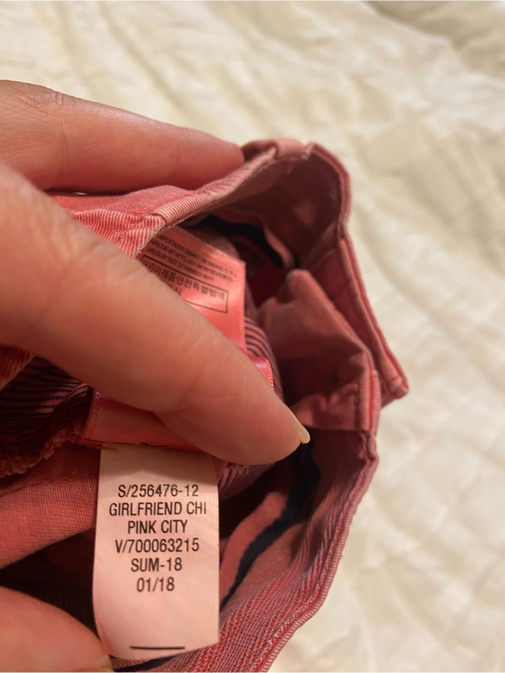 GAP Cropped Chino Jeans in pink city - Picture 7 of 7